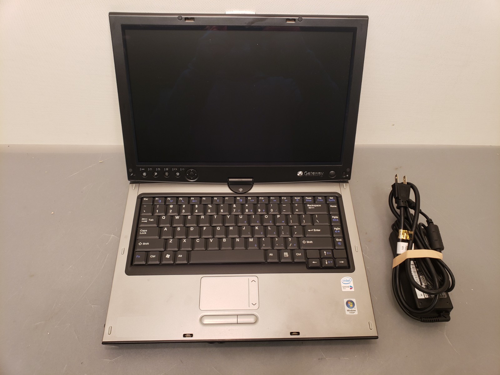 Vintage Gateway TA6 CX210X 14″ Tablet Laptop Convertible C2D Vista Ultimate SSD