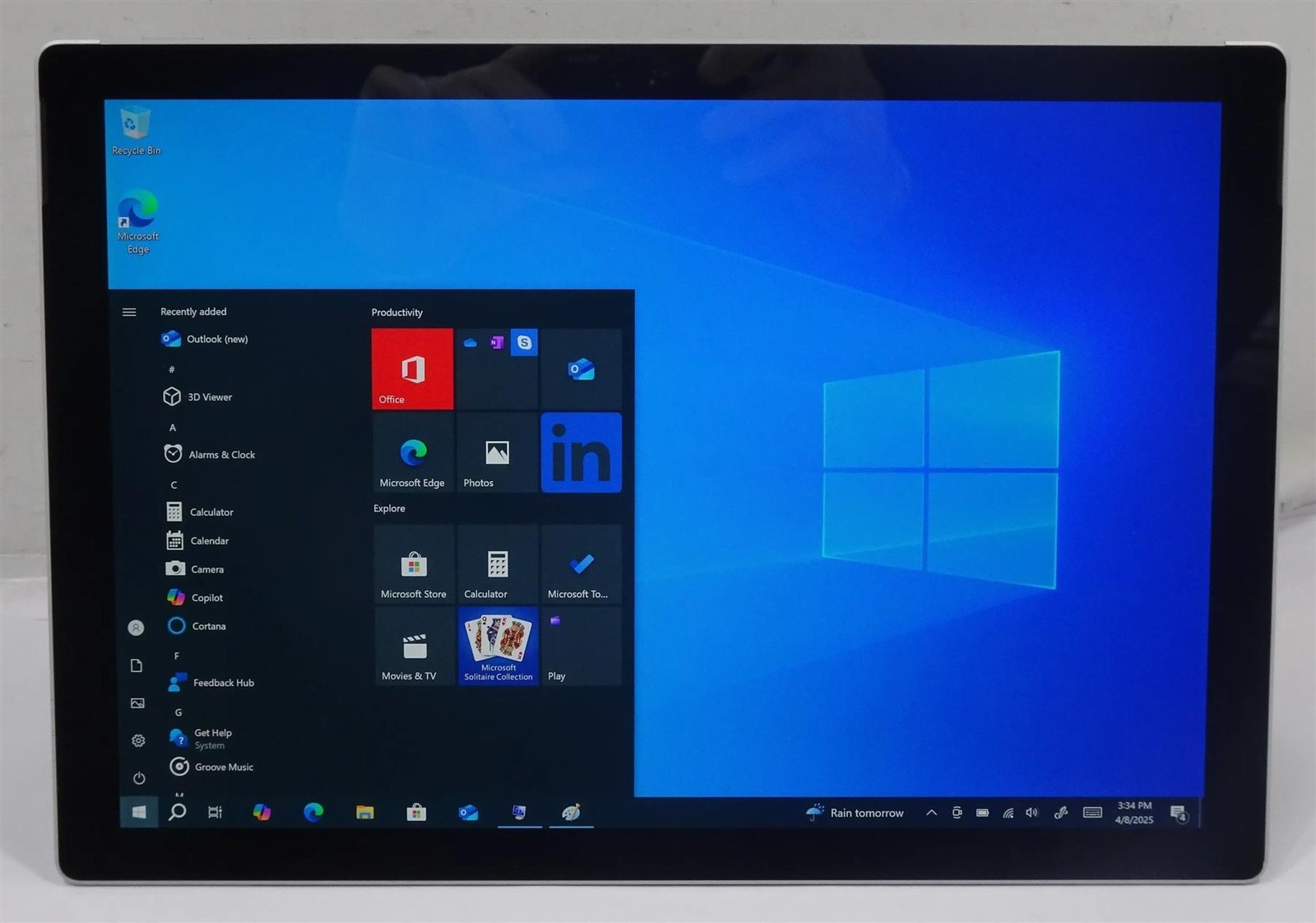 Microsoft Surface Pro 6 1796 Core i5-8350U 1.70GHz 8GB 256GB Win 11 Pro READ