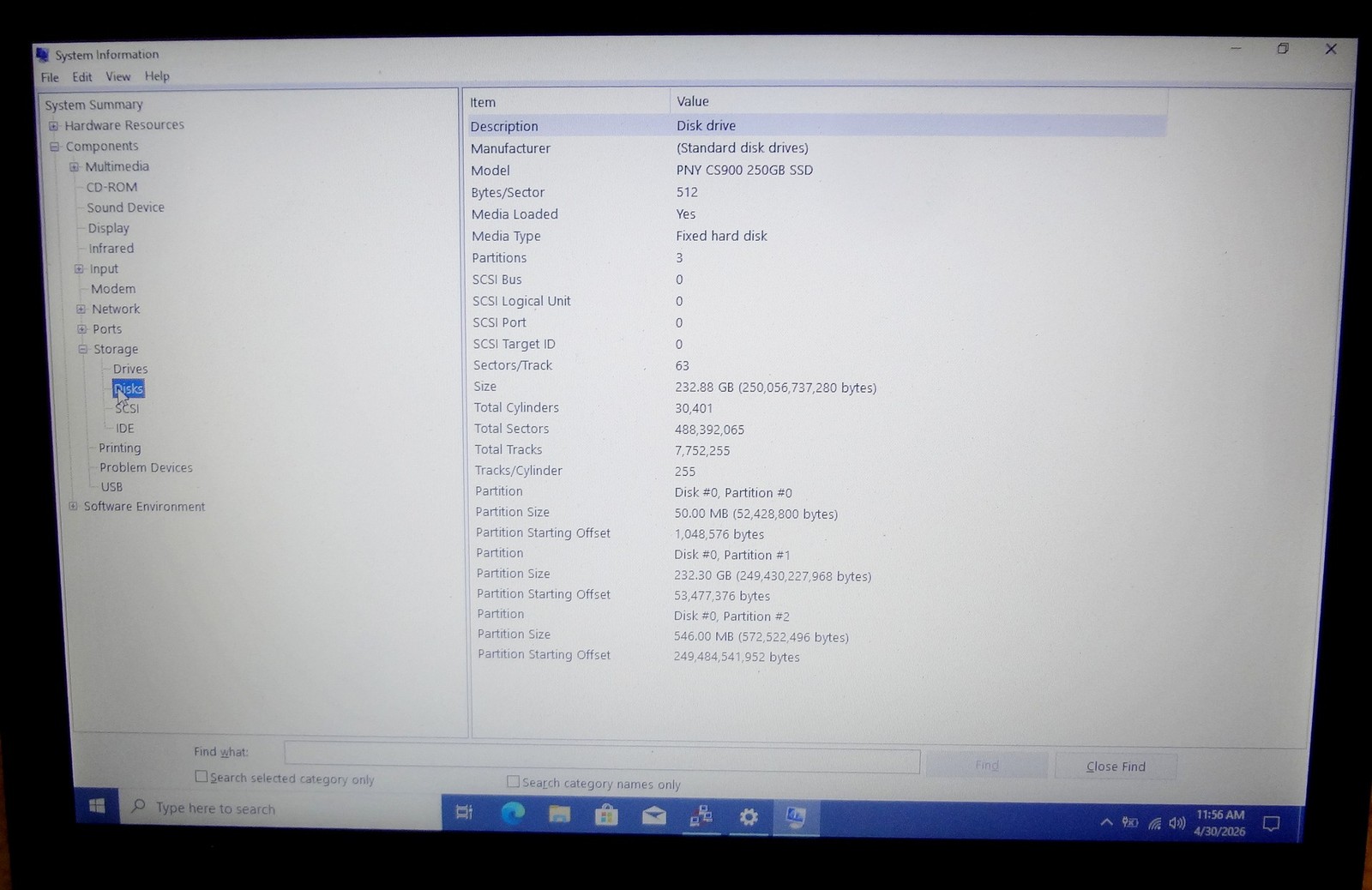 Lenovo ThinkPad T410, i5 M480 2.4GHz, 6GB RAM, 250GB SSD, Win 10 Pro