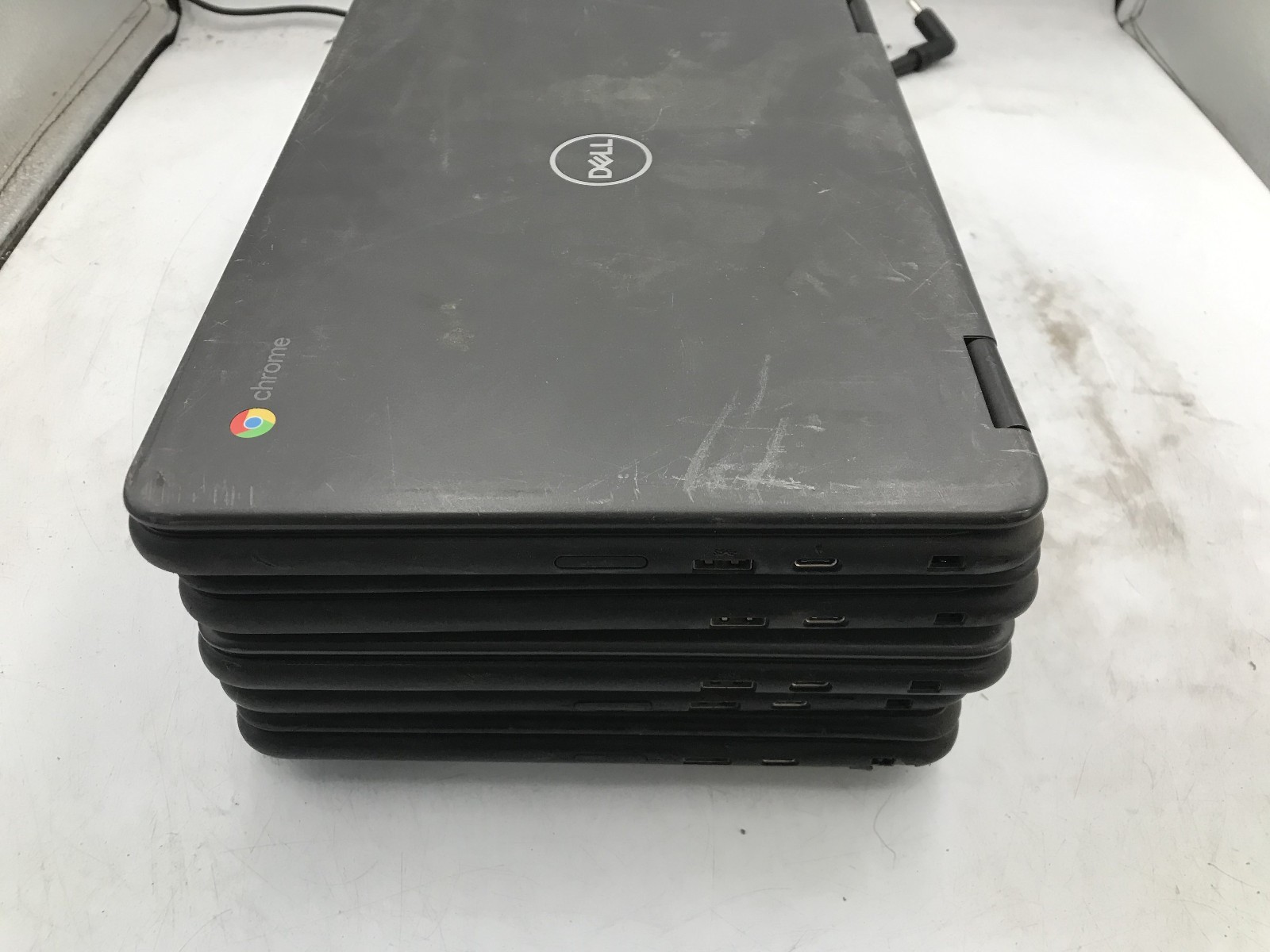 DELL 5190 CHROMEBOOK – LOT OF 5 – FOR PARTS – VARIOUS CONDITIONS – BB