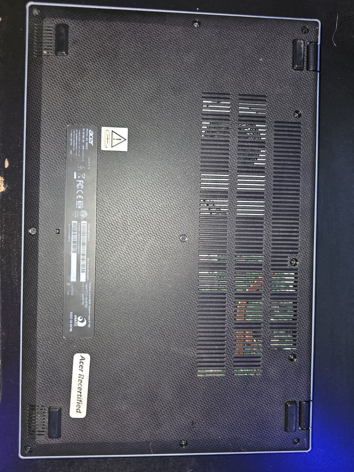 Acer Aspire A315-24PT 15″ FHD Touch RYZEN 5 7520U 1TB SSD 16GB + OEM Charger