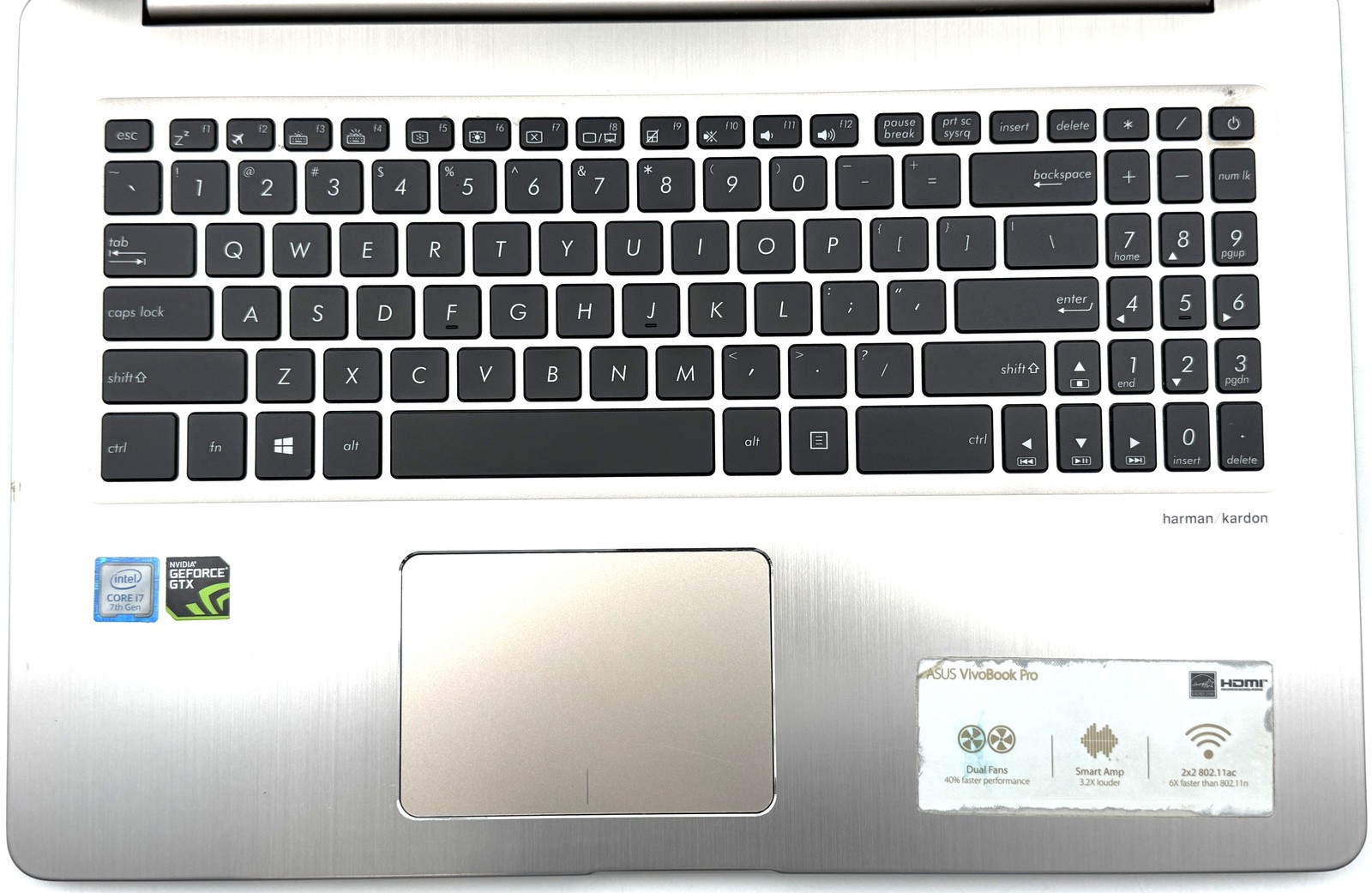 Asus VivoBook Pro X580VD FHD i7 – 16GB – GTX 1050 – 1TB HDD /256GB SSD – Silver