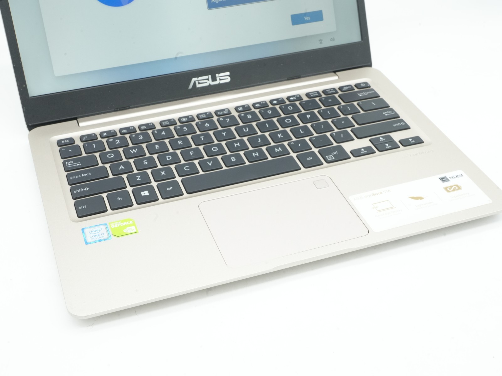 ASUS VivoBook S14 (S410U) – Intel Core i7-8550U – 24GB RAM – 1TB SSD – MX150 GPU