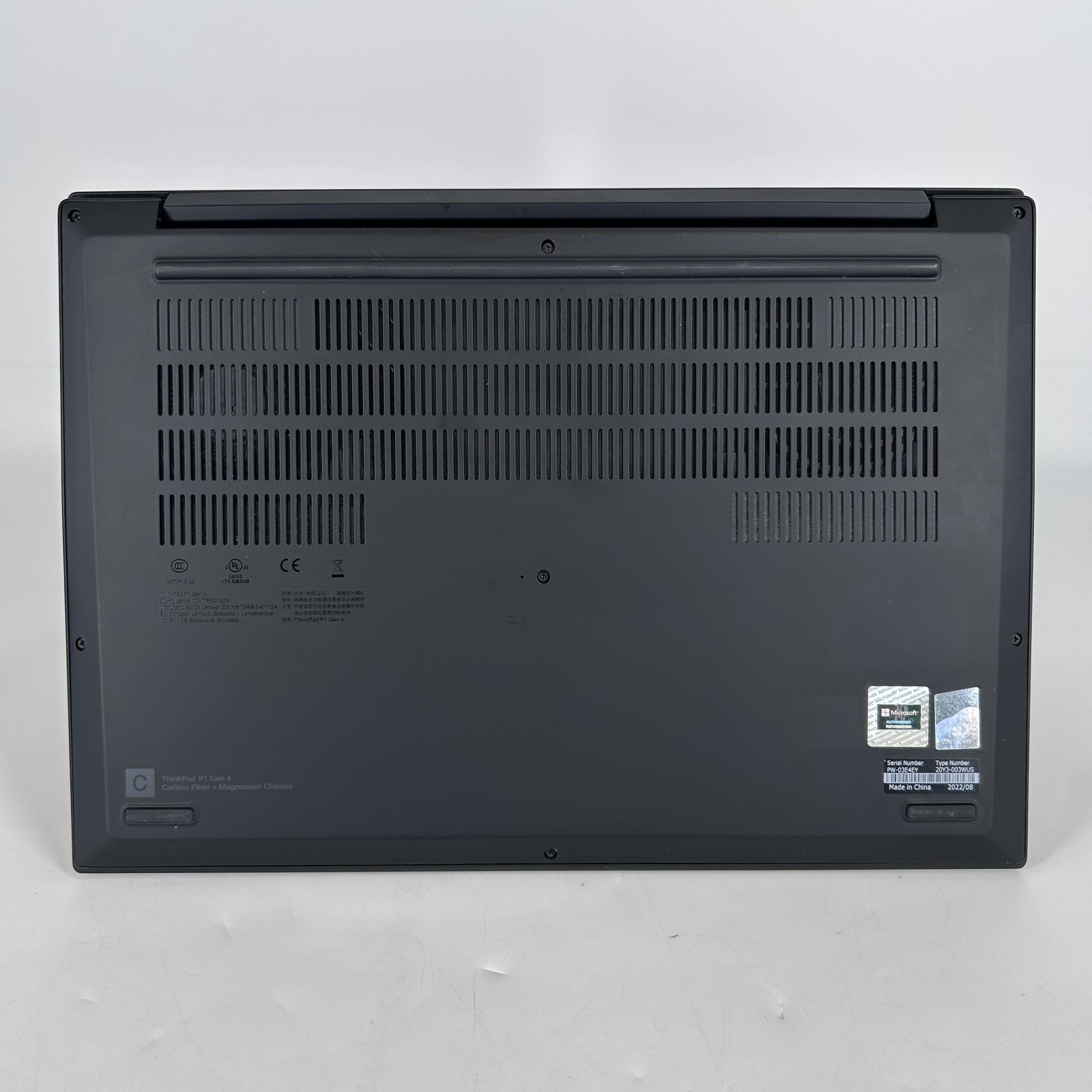 Lenovo ThinkPad P1 Gen 4 16 QHD+ i7-11800H 2.30GHz 16GB 512GB SSD RTX A2000