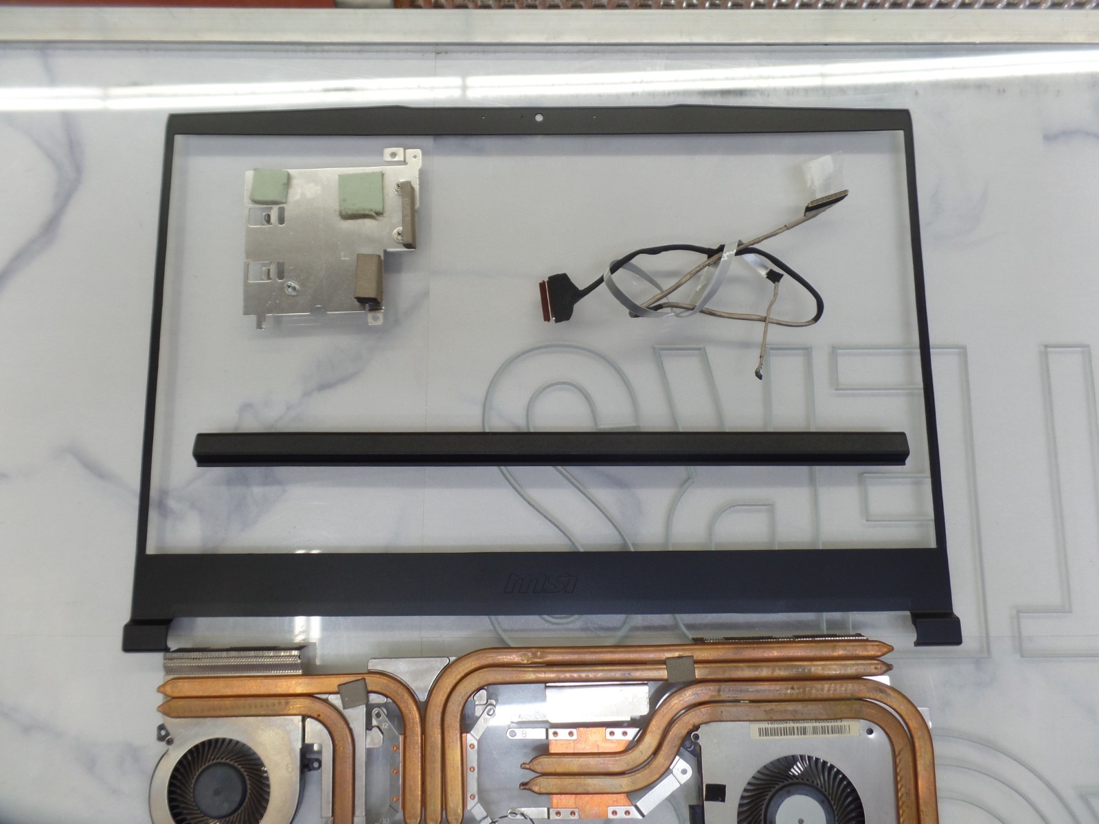 Genuine MSI MS-16W2 Individual Parts Fan/Heatsink/speakers/Camera/Hinges ETC