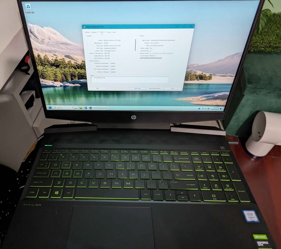 HP Pavilion Gaming 15.6 inch (Intel Core i5-9300h, GTX 1050, 16GB, 256GB NVME)
