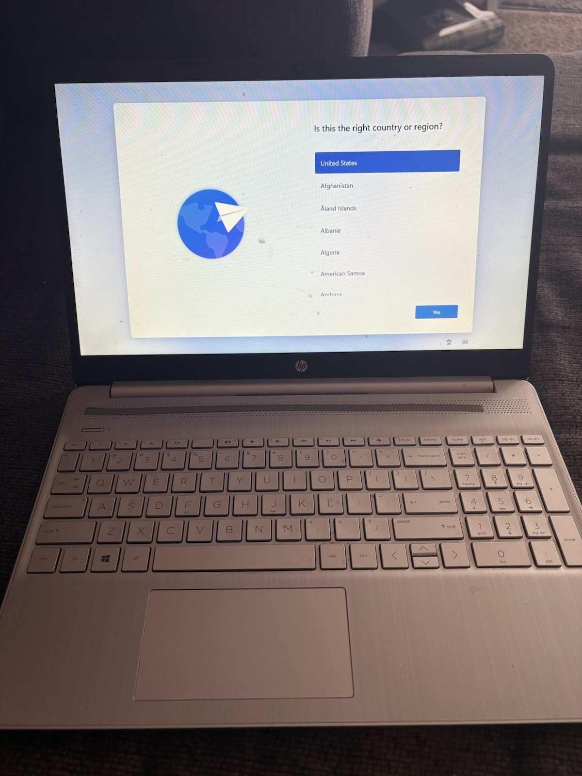 HP Silver Notebook/Laptop USB HDMI SD Card Built-in Webcam Microphone