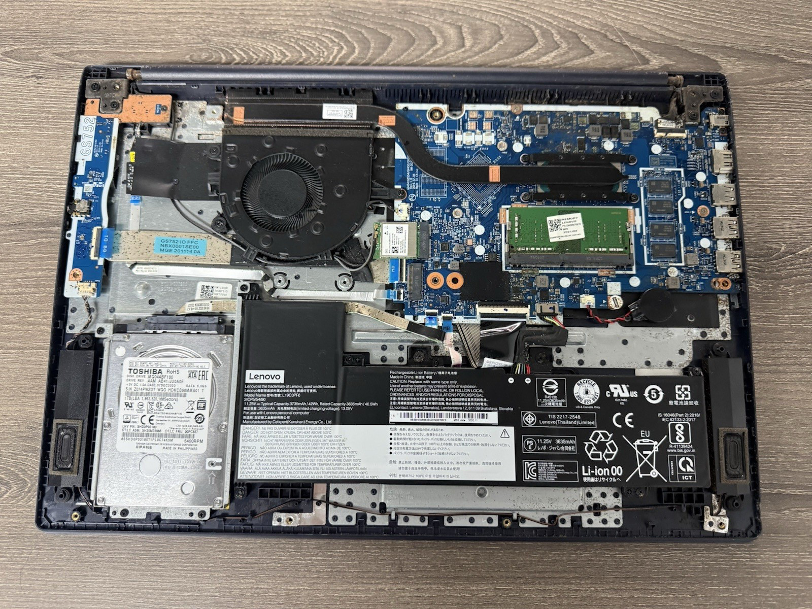 LENOVO IDEAPAD 3 CORE I5 1TB HD AS IS NOT WORKING LAPTOP