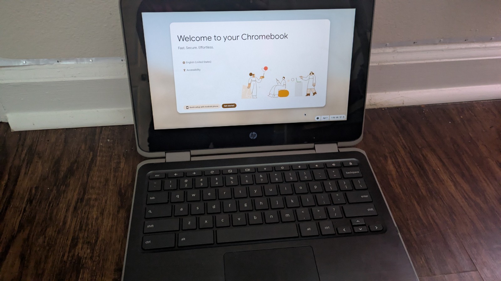 HP Chromebook X360 11 G1 , black TOUCH SCREEN Laptop, bendable like a tablet