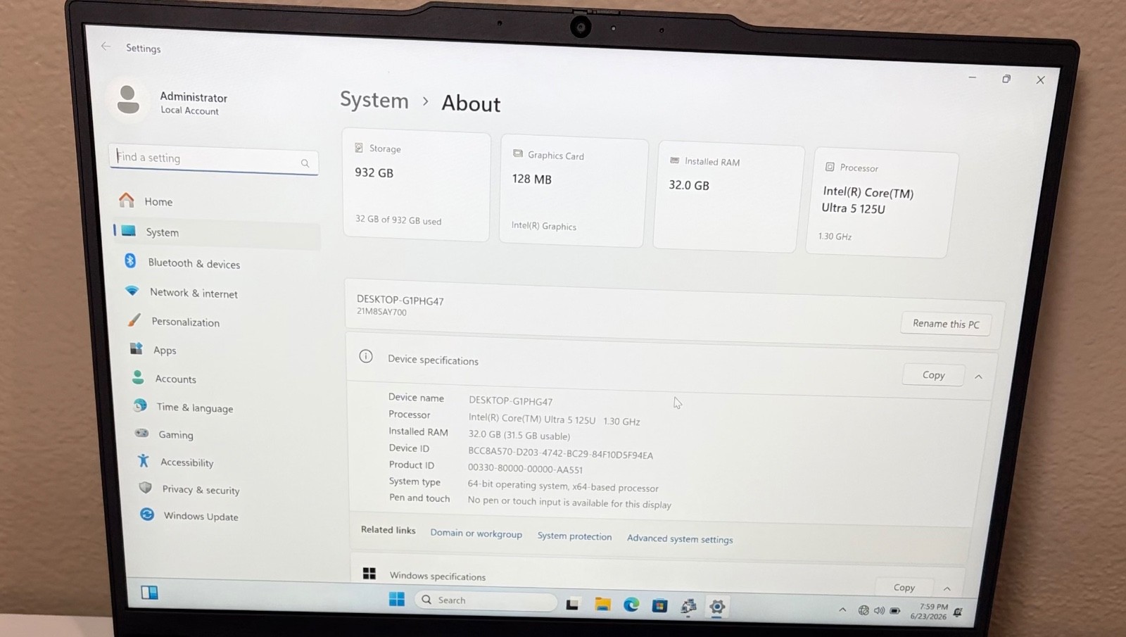 ThinkPad E14 Gen 6 Ultra 5