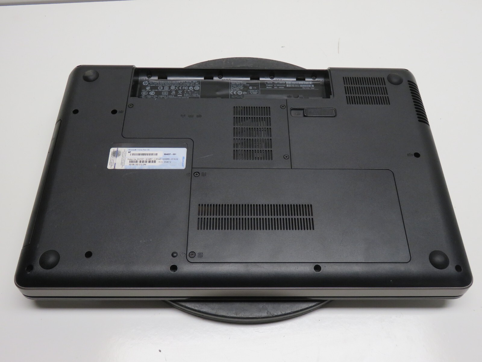 HP G62-465DX Laptop Intel Core i3-M370 4GB Ram No HDD or Battery