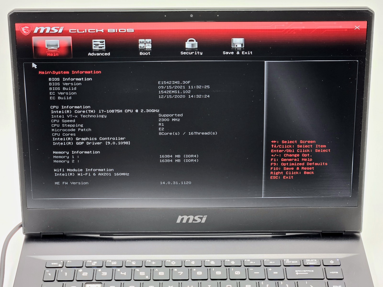 MSI GP66 Leopard 10UG i7-10875H RTX 3070 32GB 1TB 15.6 FHD Gaming Laptop -READ