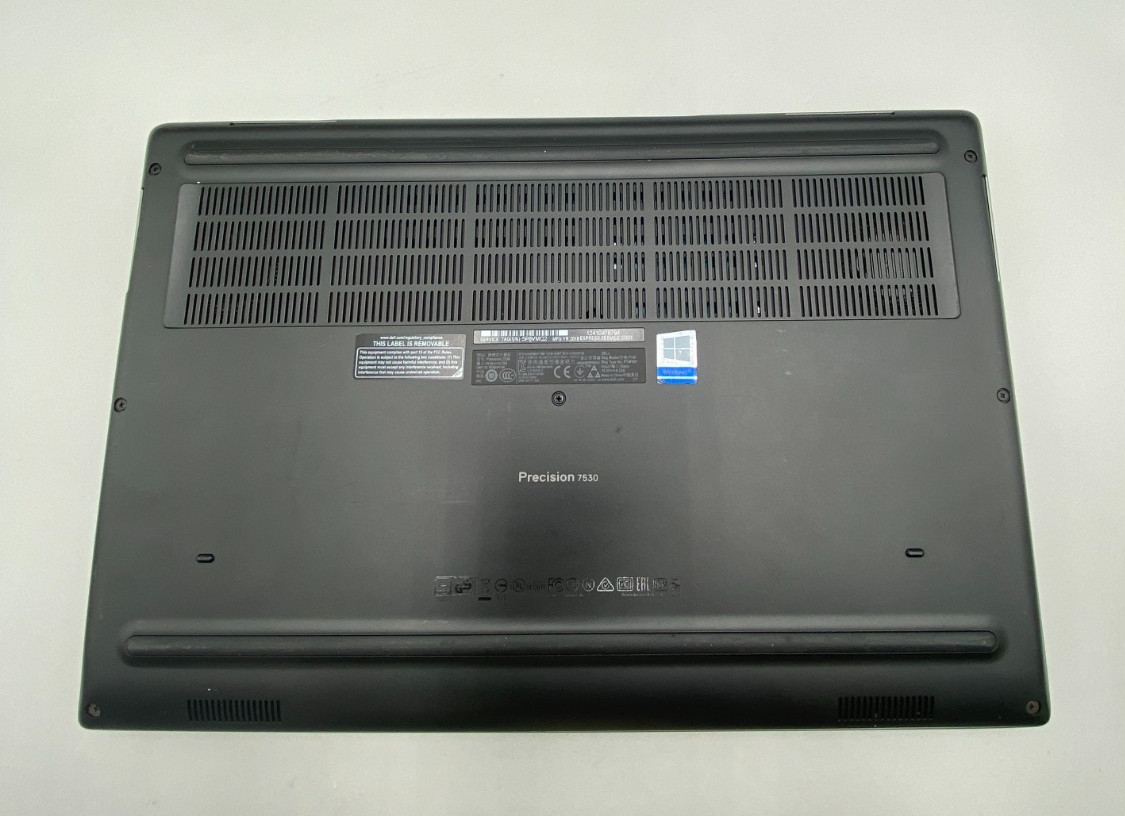 Dell Precision 7530 15.6″ i7-8850H 2.6GHz 1TB SSD 16GB DDR4 Black Laptop Fair/AC