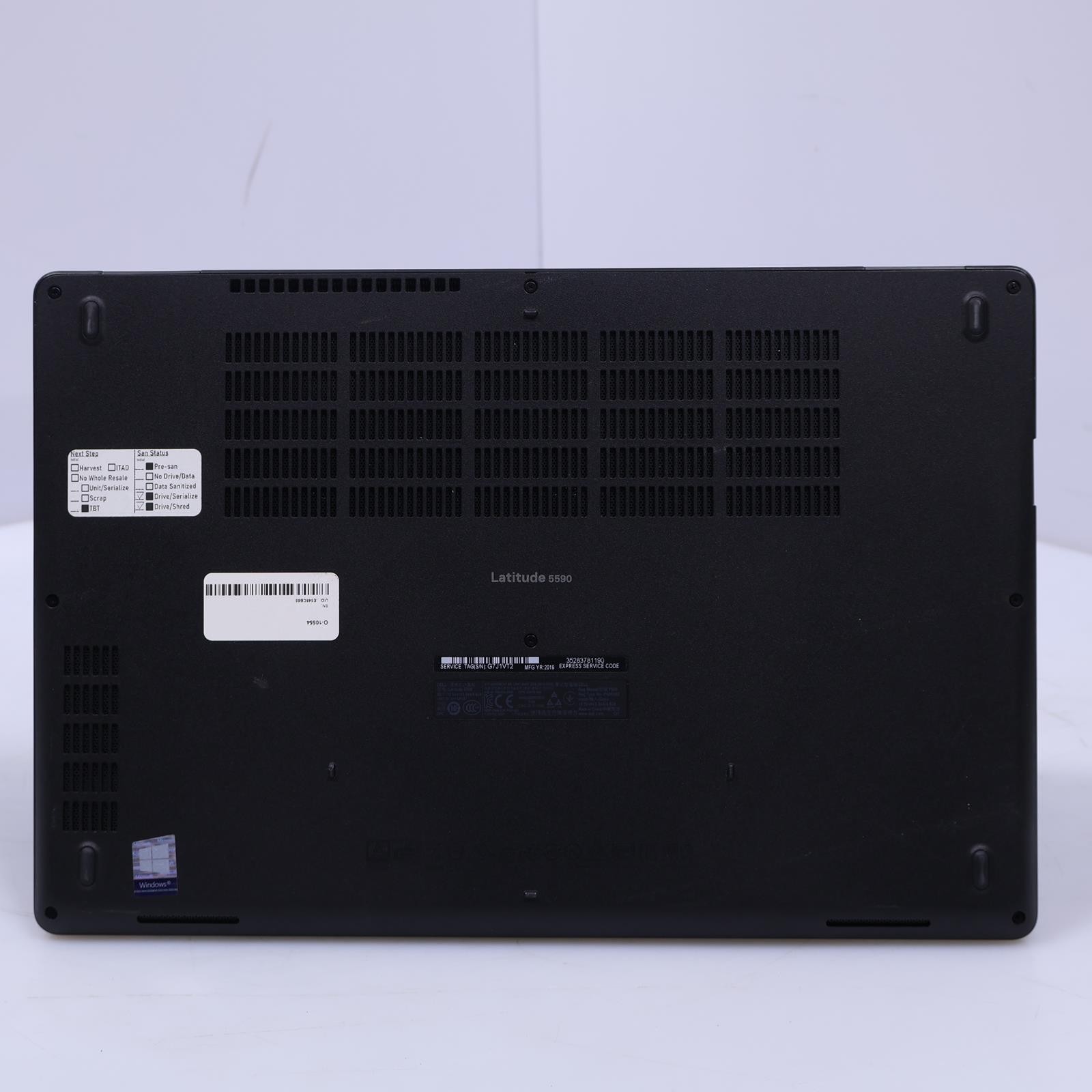 Dell Latitude 5590 Intel Core i7 8th Gen 8GB RAM No Drive/OS Laptop