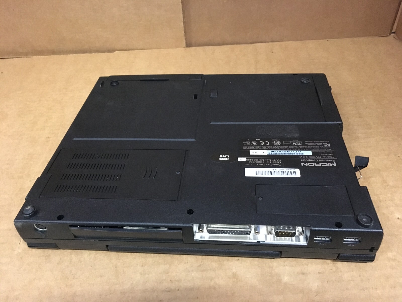Micron Electronics Laptop Transport Trek 2 AGP 10GB HDD windows 98 ATI RAGE