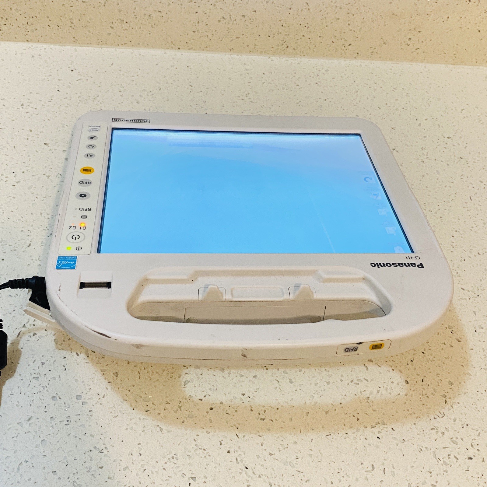 Vintage Panasonic Toughbook CF-H1 Tablet w/ Dock Windows 7 80GB HDD Read…