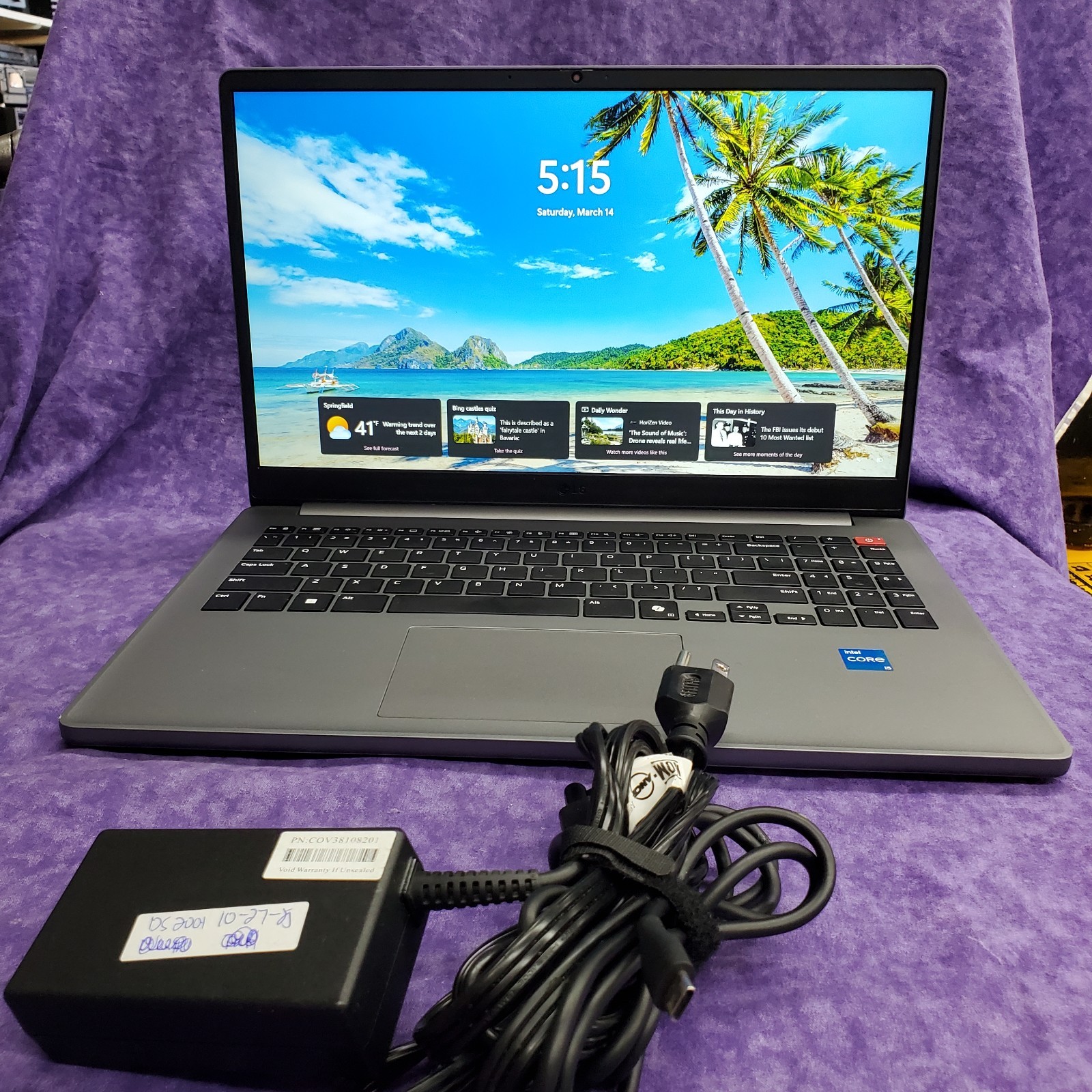 💥EXCELLENT💥 LG GRAM BOOK 15U50T / CORE i5-1334U 8GB/256GB 💥TESTED💥