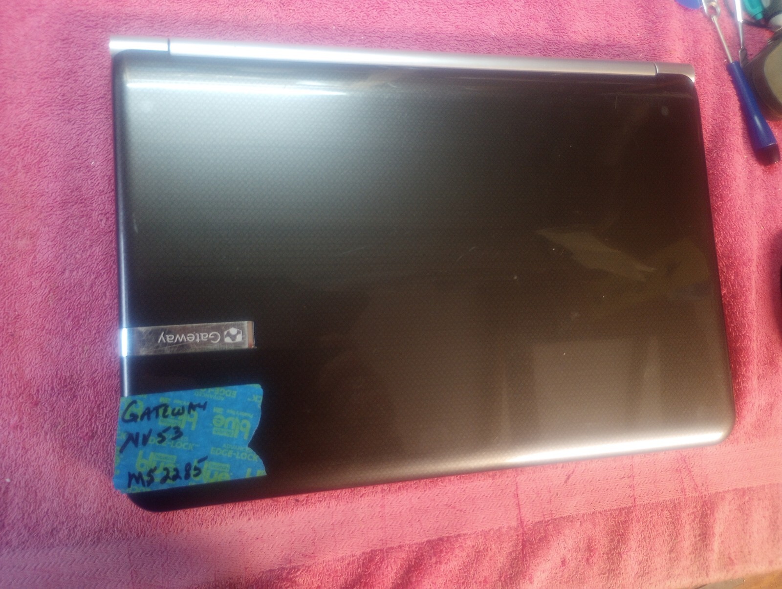 gateway laptop NV53 MS2285 non-working for parts – used