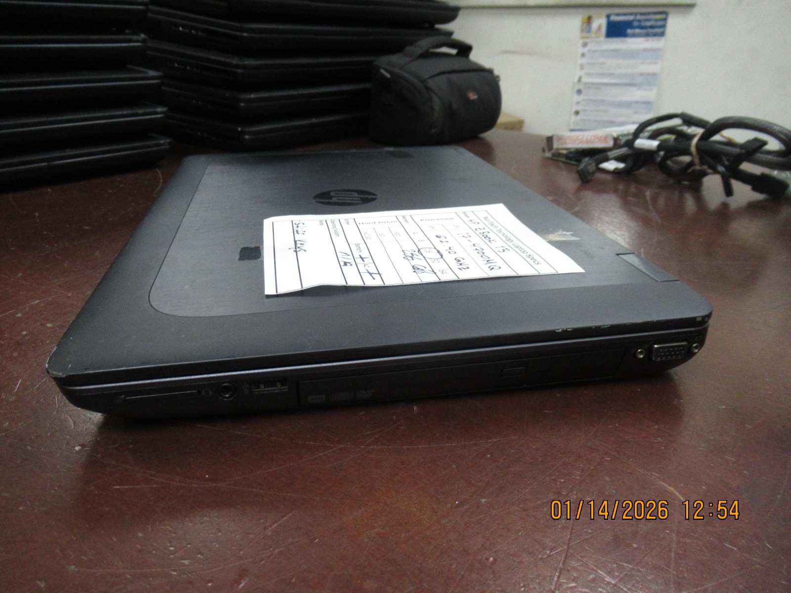 HP ZBook 15 i7-4700MQ 2.40GHZ 16GB 256GB HDD Laptop w/ AC [NO OS]