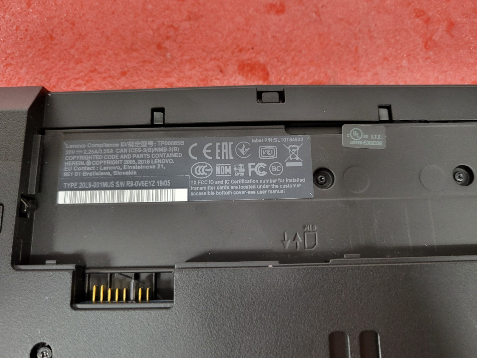 Lenovo ThinkPad T580 i7-8550U 4GB RAM *AS IS/No HDD/No OS/*BIOS* | LP475