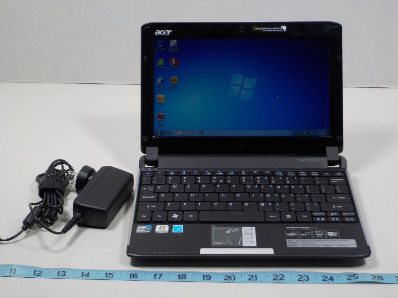 Acer Aspire One NAV50 10.1″ Laptop Netbook Computer Windows 7 160GB 1GB RAM 1.66