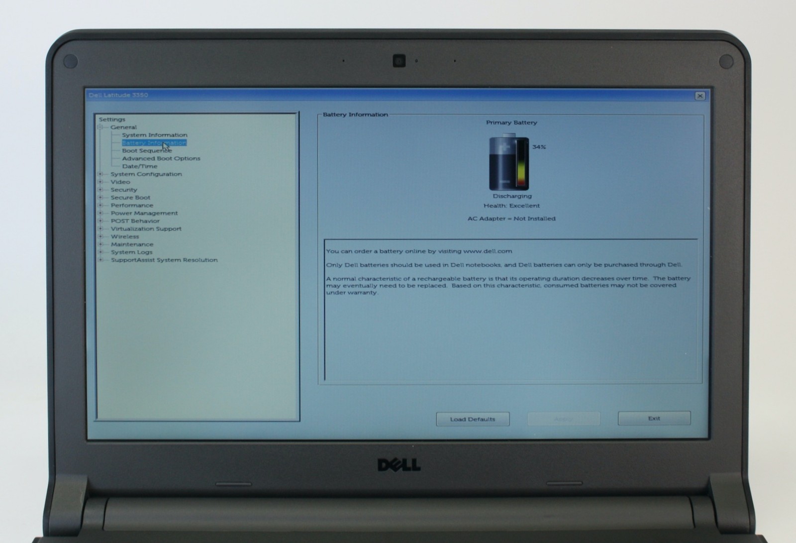 Dell Latitude 3350 Laptop 13.3″ Intel Core i3-5005U 2.0GHz 8GB RAM