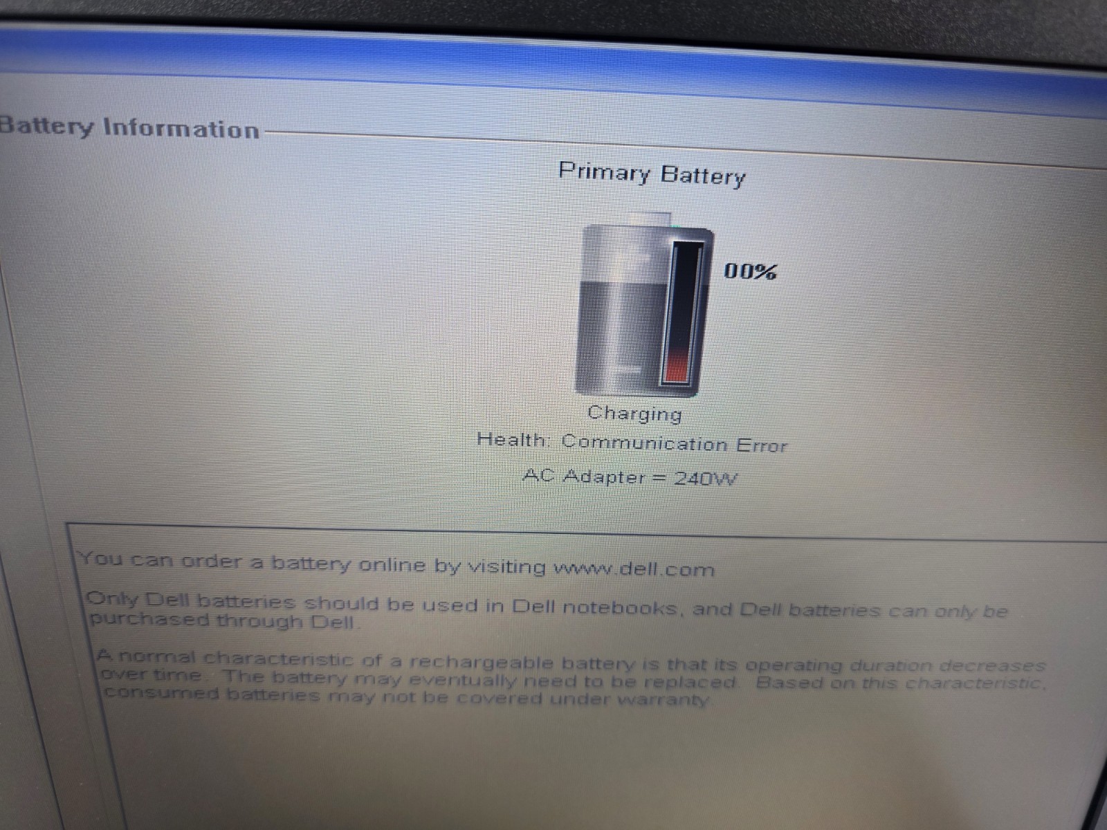 DELL LATITUDE E5520 -INTEL I5- 2410m 4GB Ram 250GB HDD READ