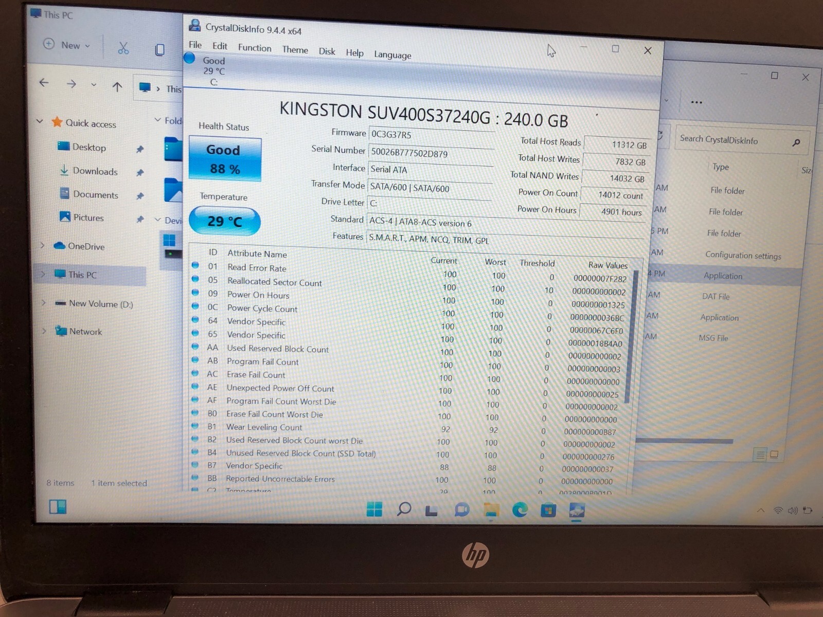HP EliteBook 745 G3 AMD A10-8700B R6 8gb ram 240GB ssd w11p charger 5CG70231P0