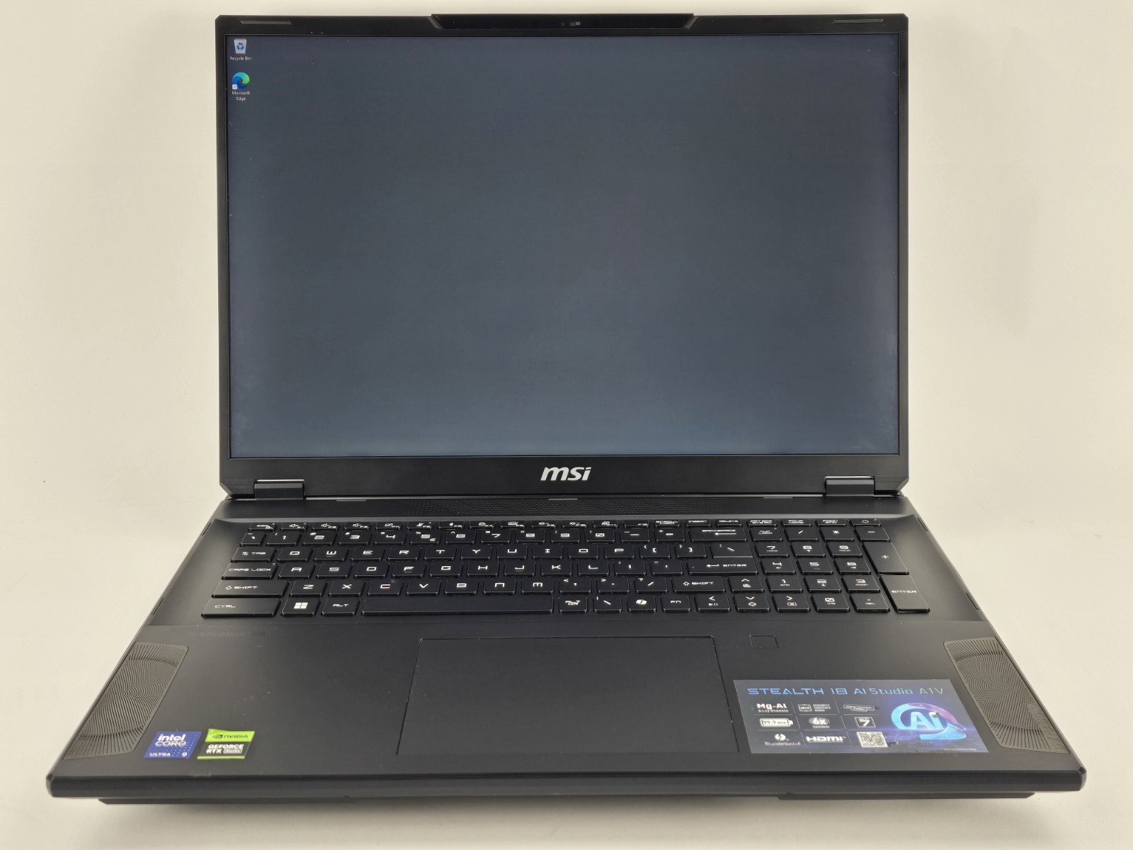 MSI Stealth 18 AI Studio 18″ UHD+ Ultra 9 185H 32GB 1TB RTX 4080 – Used – READ