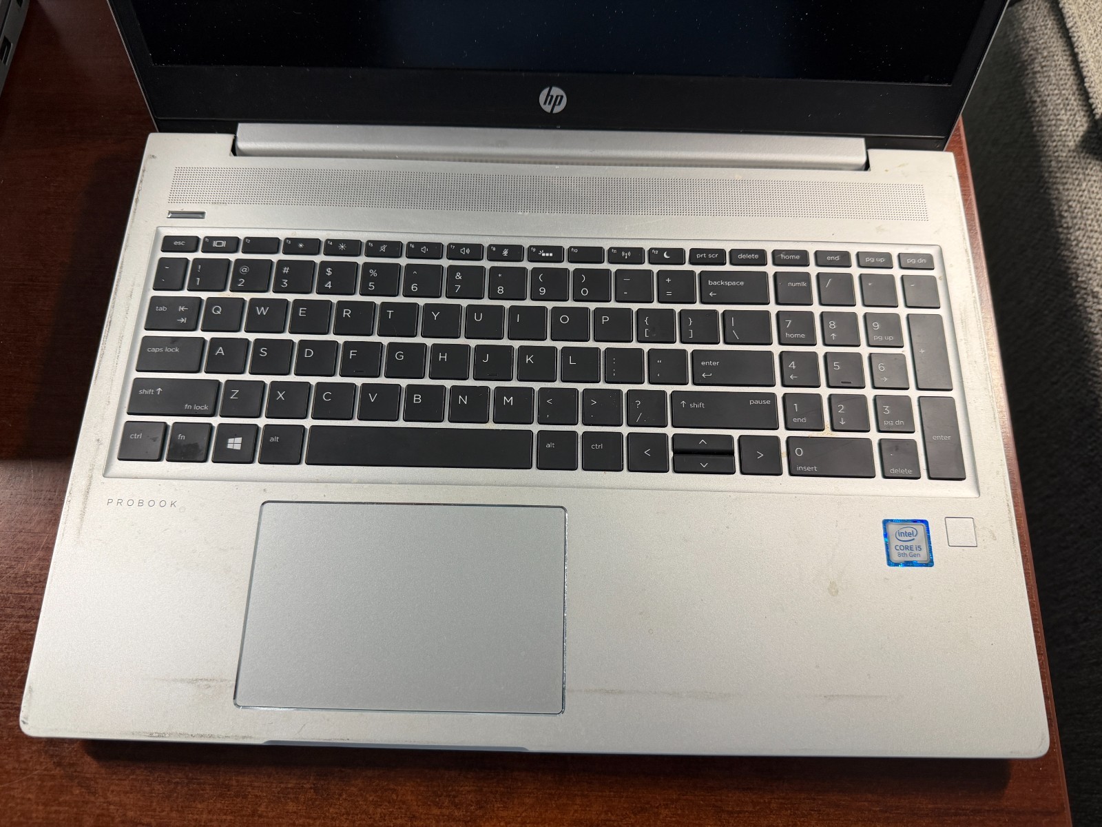 HP ProBook 450 G6 i5-8365U Laptop – NO DISPLAY – For Parts / Repair – No RAM SSD