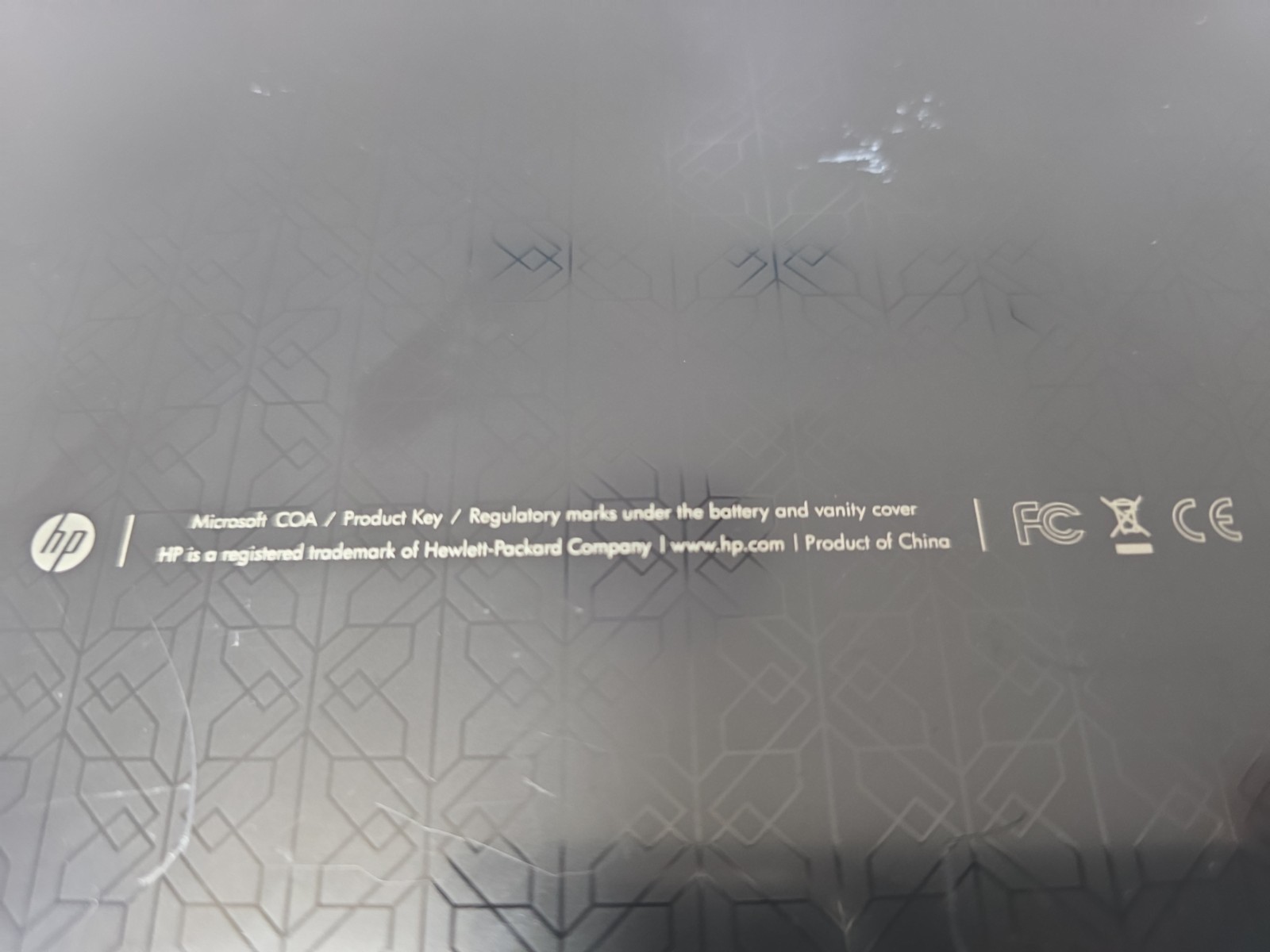 Functional HP Mini laptop. Has scratches and scuffs on screen. For Parts.