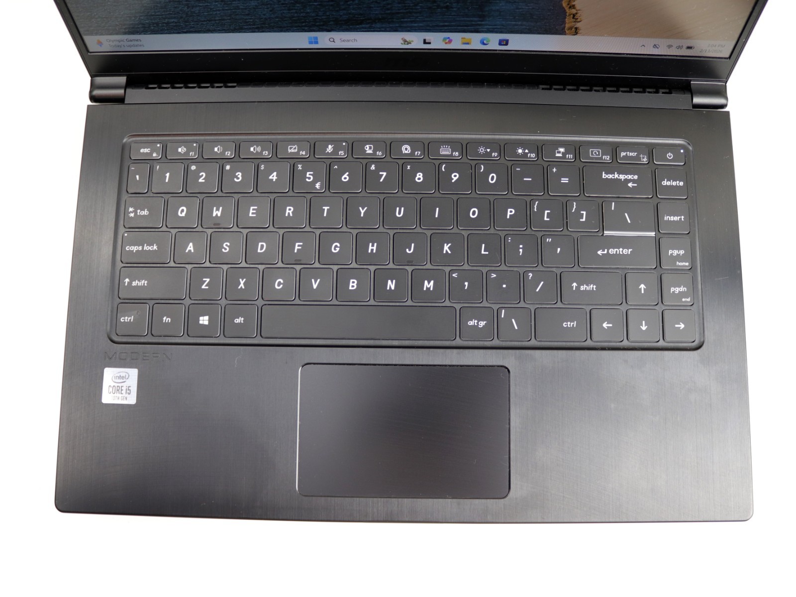 MSI Modern 15 Full HD Laptop Core i5-10210U 8GB DDR4 512GB SSD Windows 11