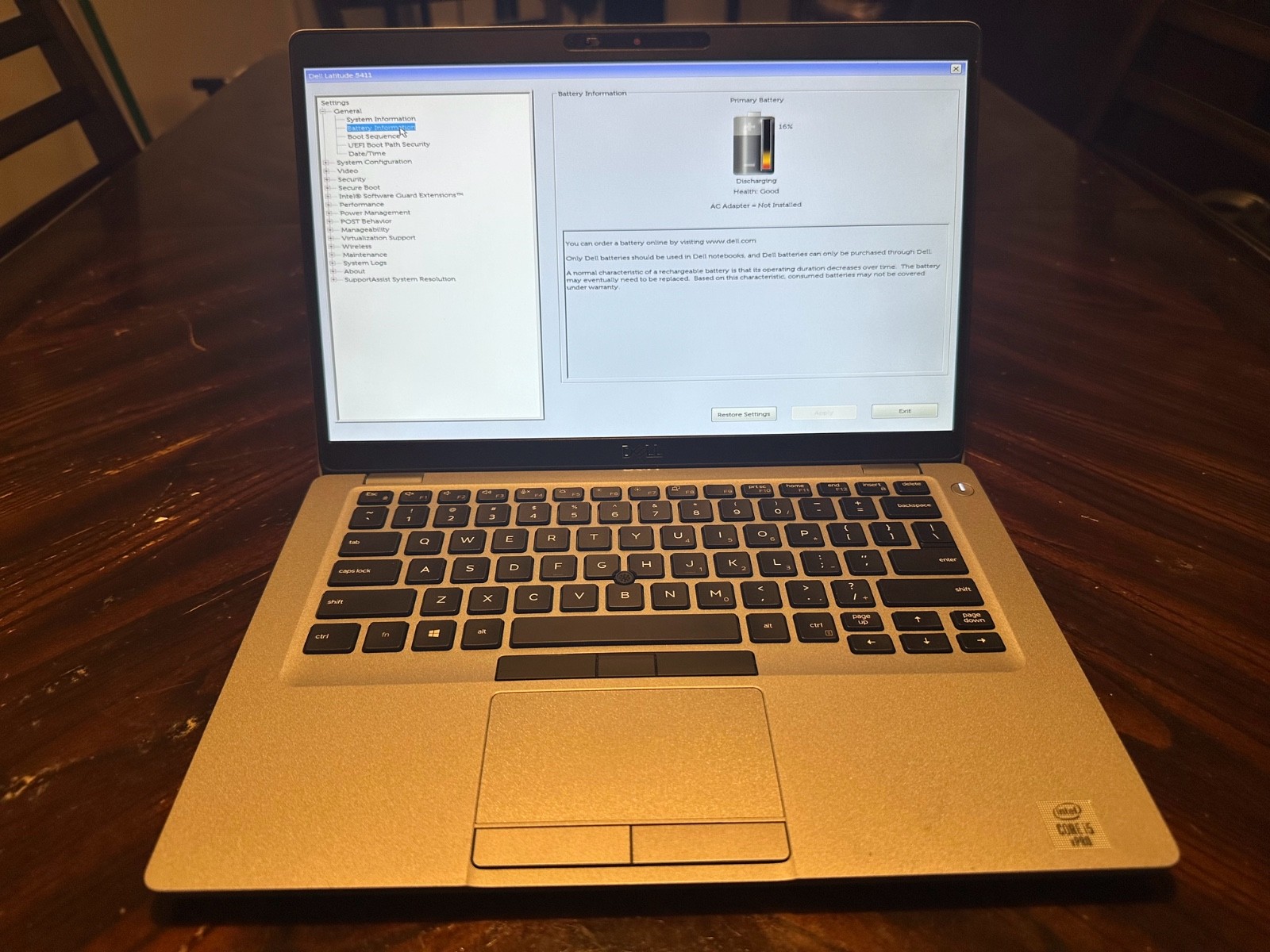 Dell Latitude 5411 / 14″ / 2.5GHz Quad-Core i5-10400H / Includes Power Adapter
