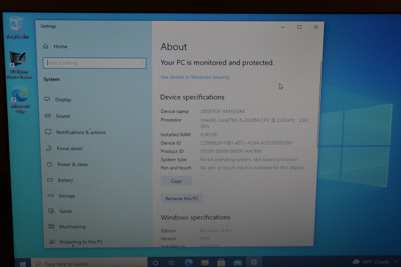 Dell Latitude E6430 Intel Core i5-3320M 2.6GHz 8GB RAM 512GB SSD Windows 10 Pro
