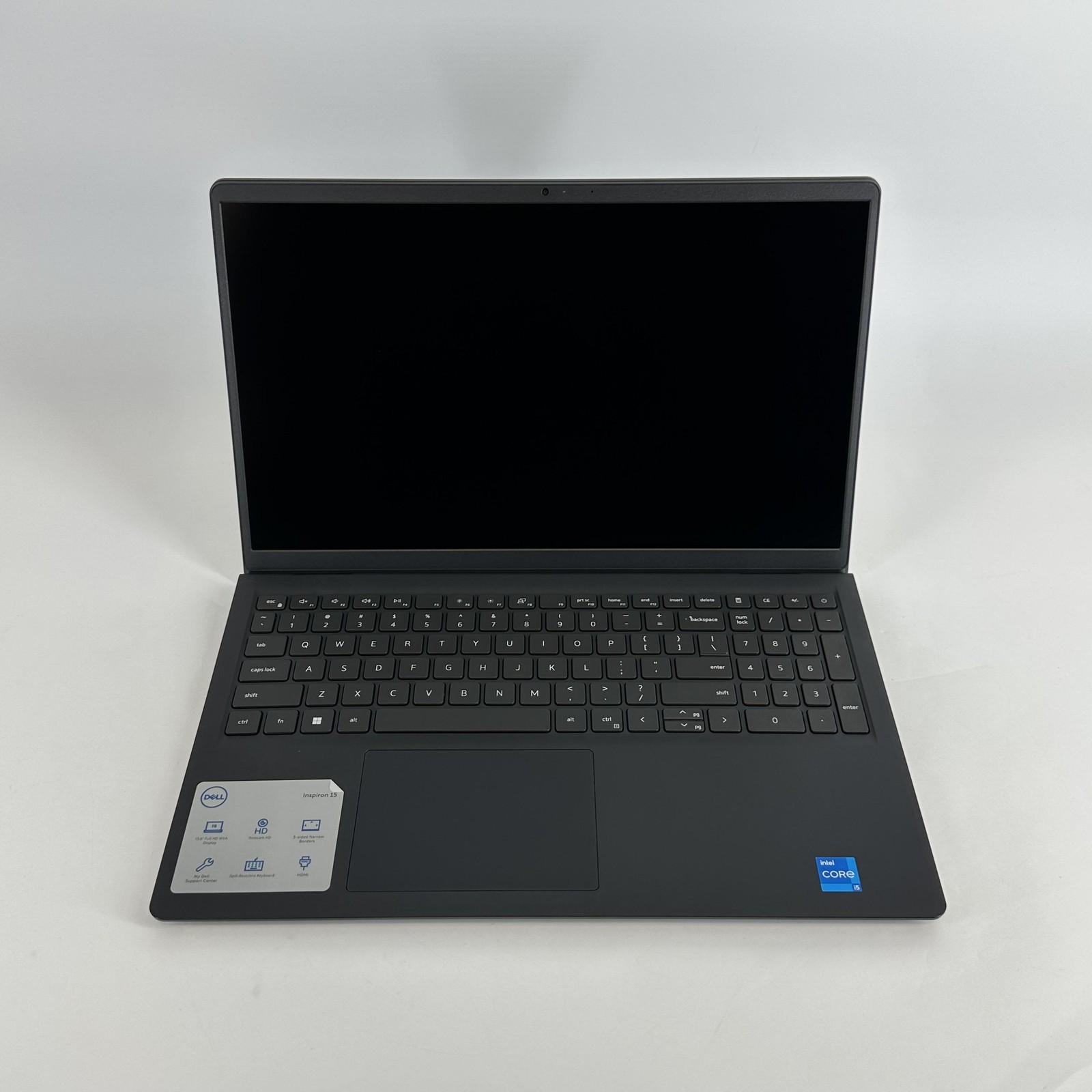 Dell Inspiron 3520 15.6 Black FHD i5-1135G7 2.40GHz 8GB RAM 256GB SSD Good