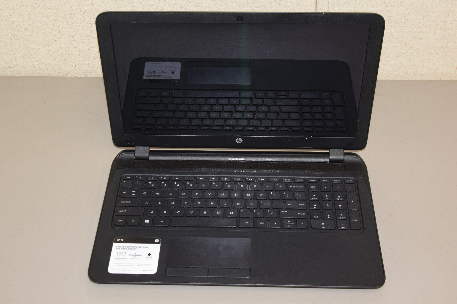 DEAD JUNK HP 15-f237wm 15.6″ Laptop Incomplete AS IS Parts Repair