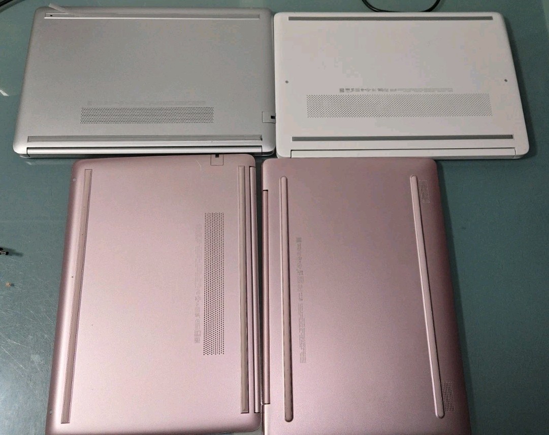 4 HP Laptops MODEL:14-CF2112WM, cb172wm, dk0002dx, 14-dq0002dx READ