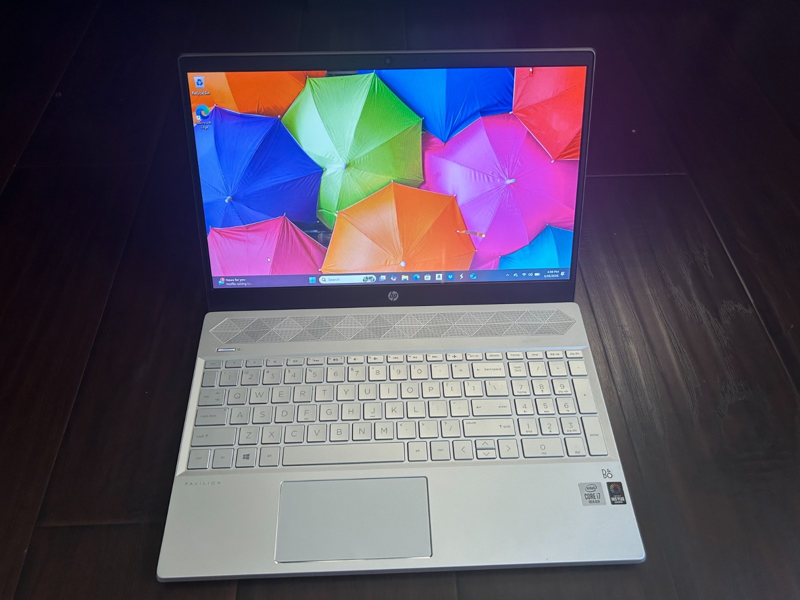 HP Pavillion Laptop 15t-cs300 – Intel Core i7 – 16GB RAM – 512GB SSD -Windows 11