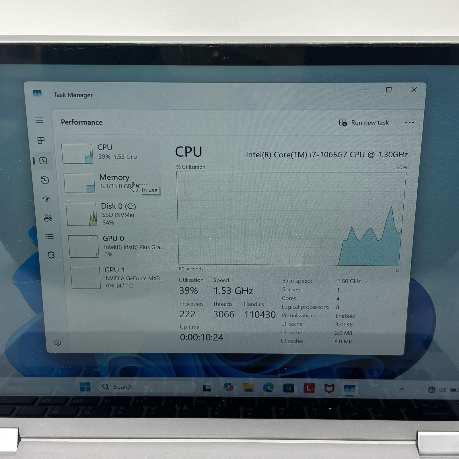 Lenovo IdeaPad Flex 5 14IIL05 14″ i7-1065G7 1.3GHz 16GB RAM 500GB SSD GeForce