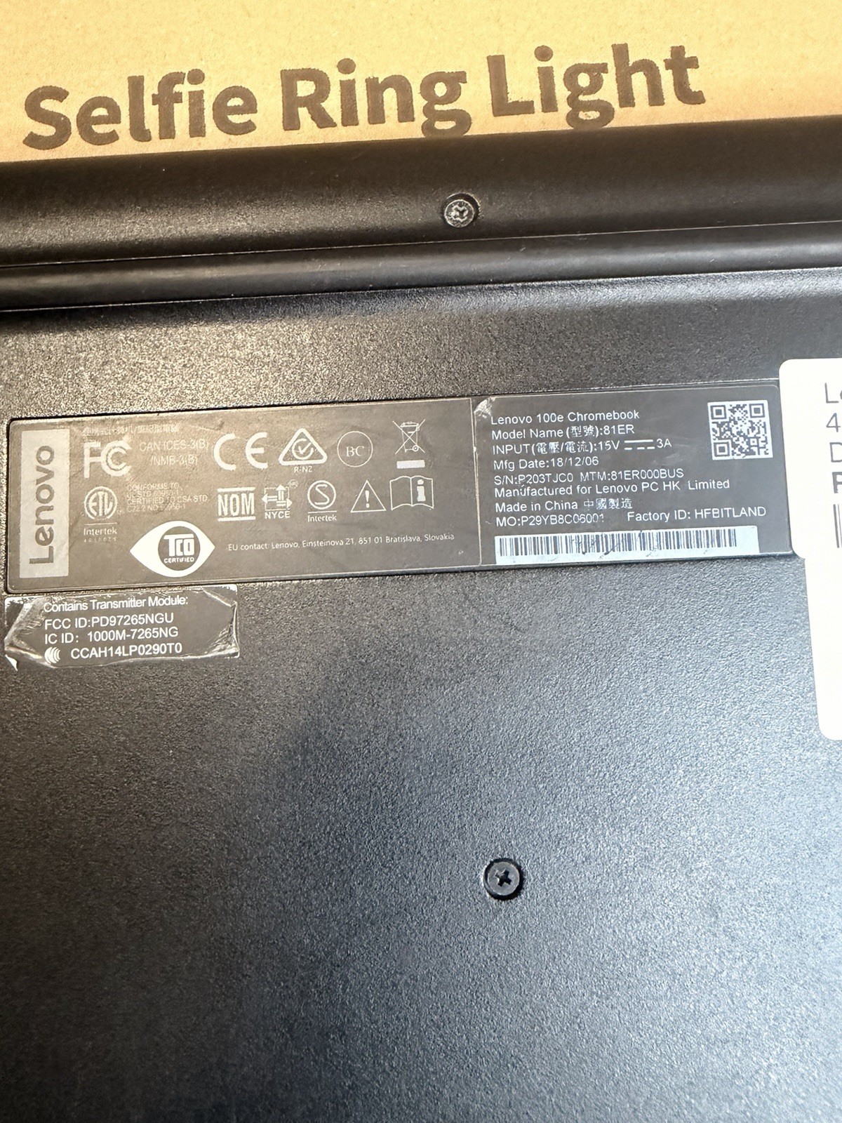 Lenovo 100e Chromebook 11.6″ 4GB/16GB BLACK