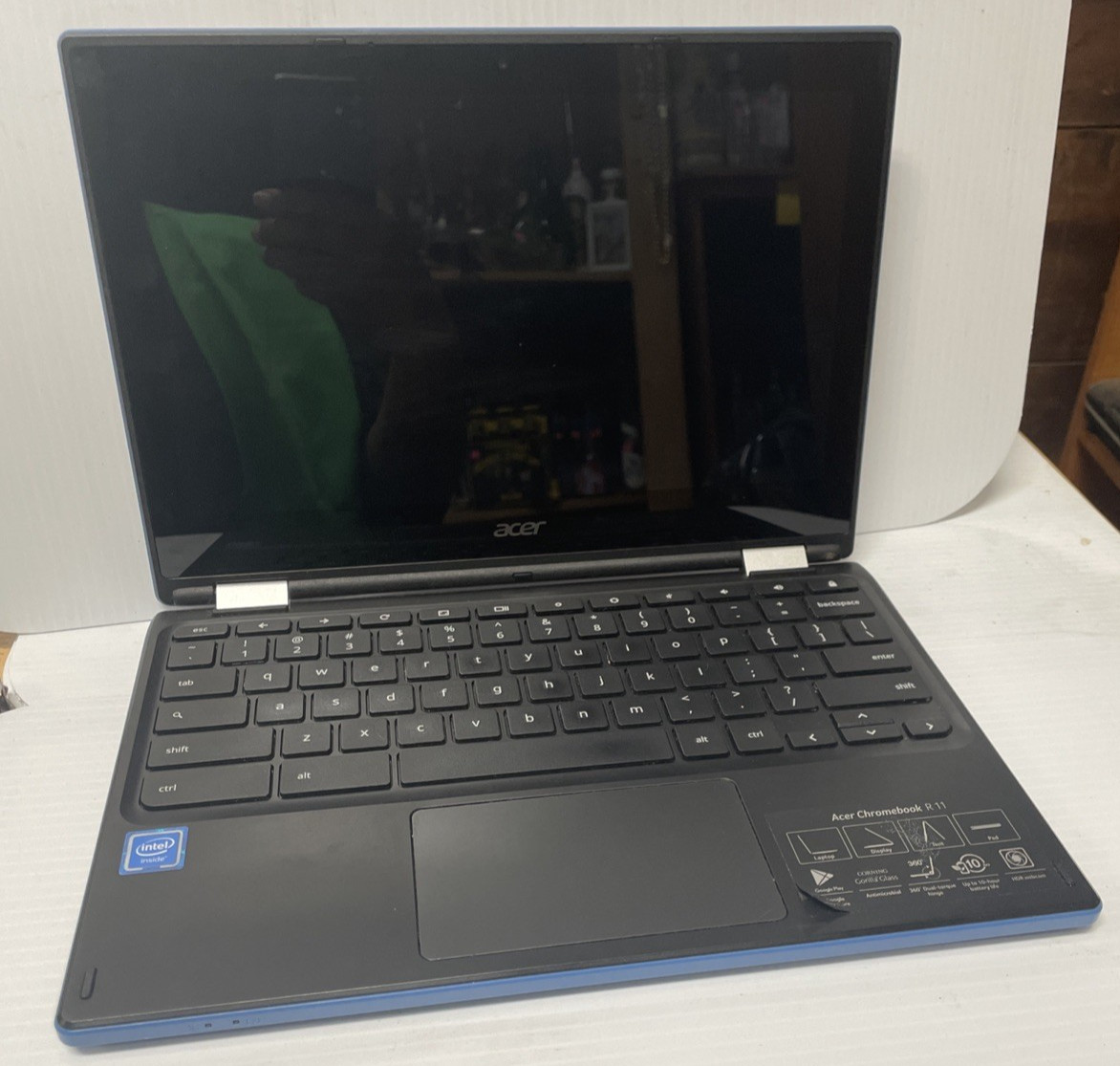 ACER Touch Chromebook R11 Laptop CB5-132T N15Q8 -NO CHARGER -PARTS & REPAIR ONLY