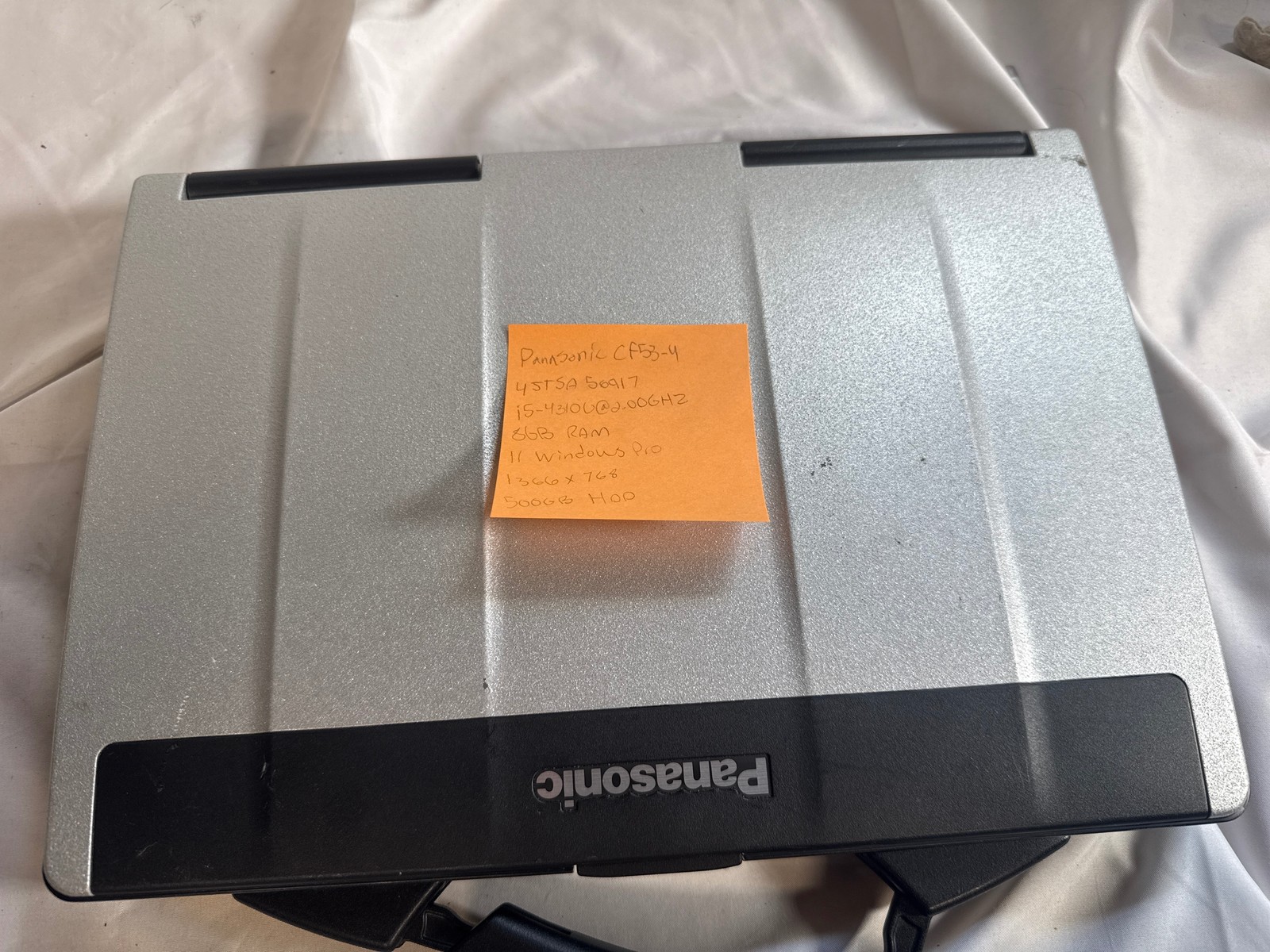 Panasonic CF53-4 i5-4310U 8GB 500GB HDD 14″ 100% Batt registered