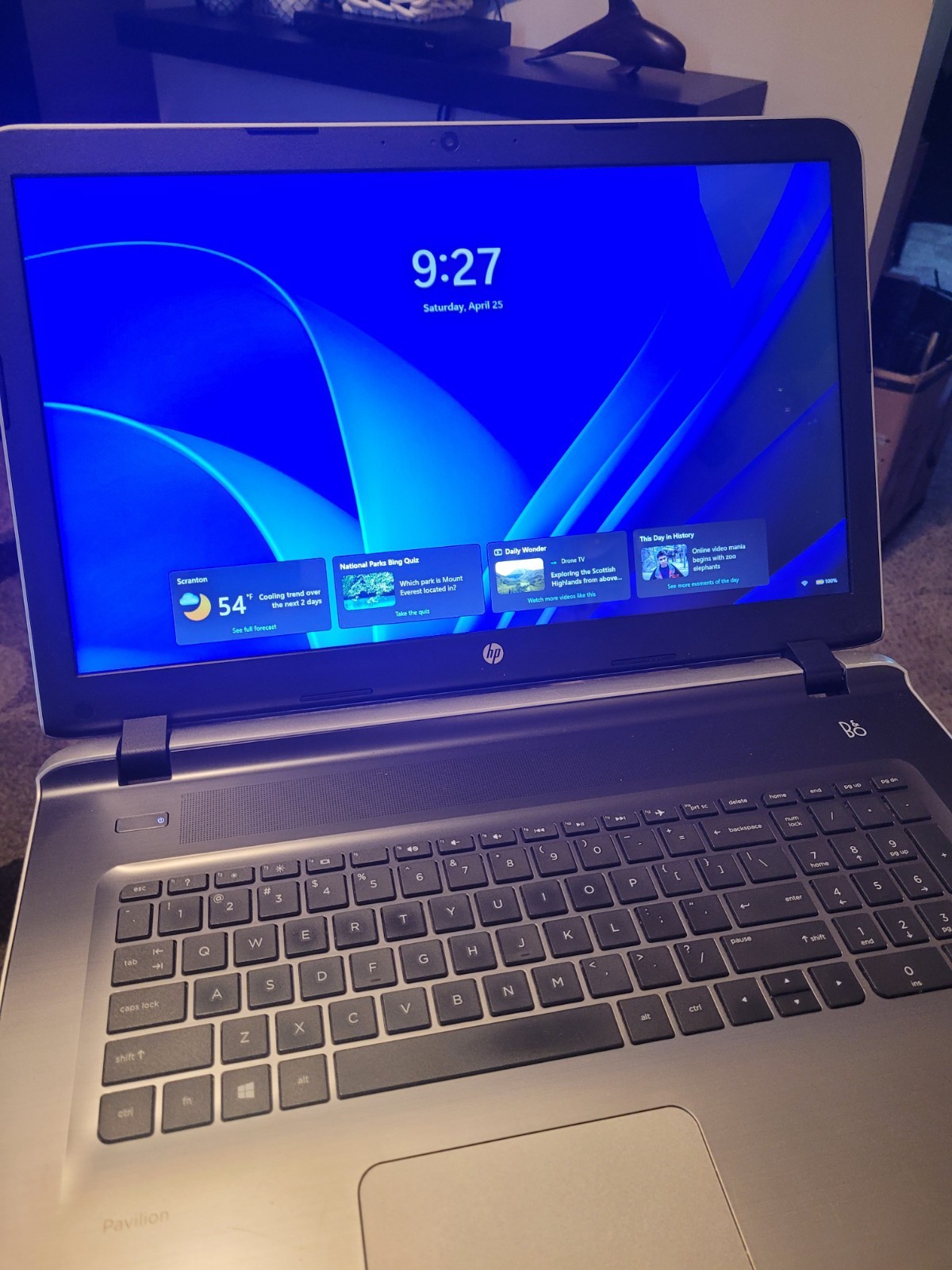 HP Laptop: MASSIVE 17.3″, AMD 1.8GHz, 8GB, 1TB, Webcam, Good Battery