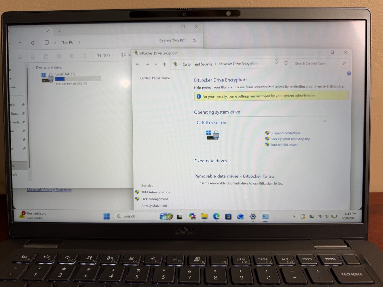 Dell Latitude 7410 14″ FHD Touchscreen i5-10310U 16GB RAM 256GB NVMe SSD Win 11