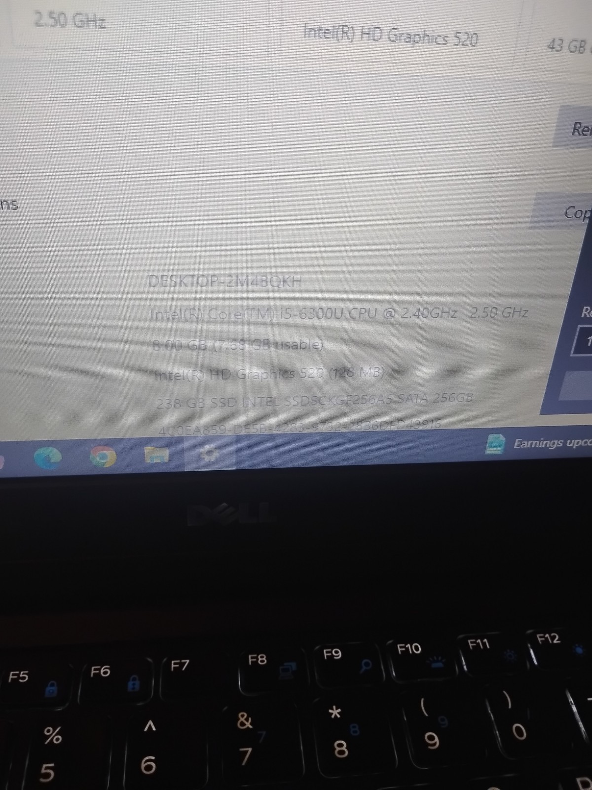 Dell Latitude E5470 14″ Laptop i5-6300U 8GB RAM 238GB SSD Win 10 Activated