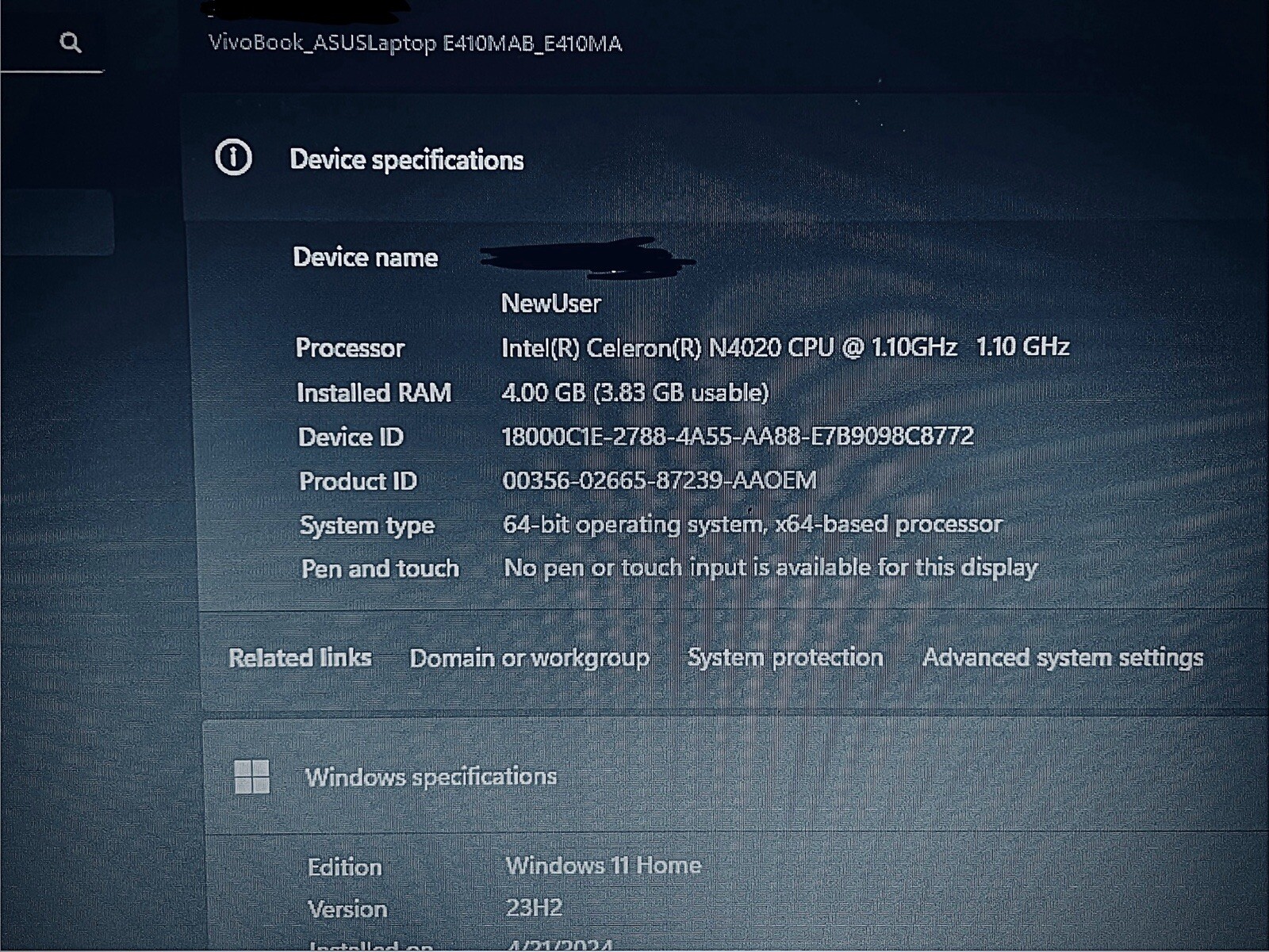 Asus_Vivobook. Good Condition