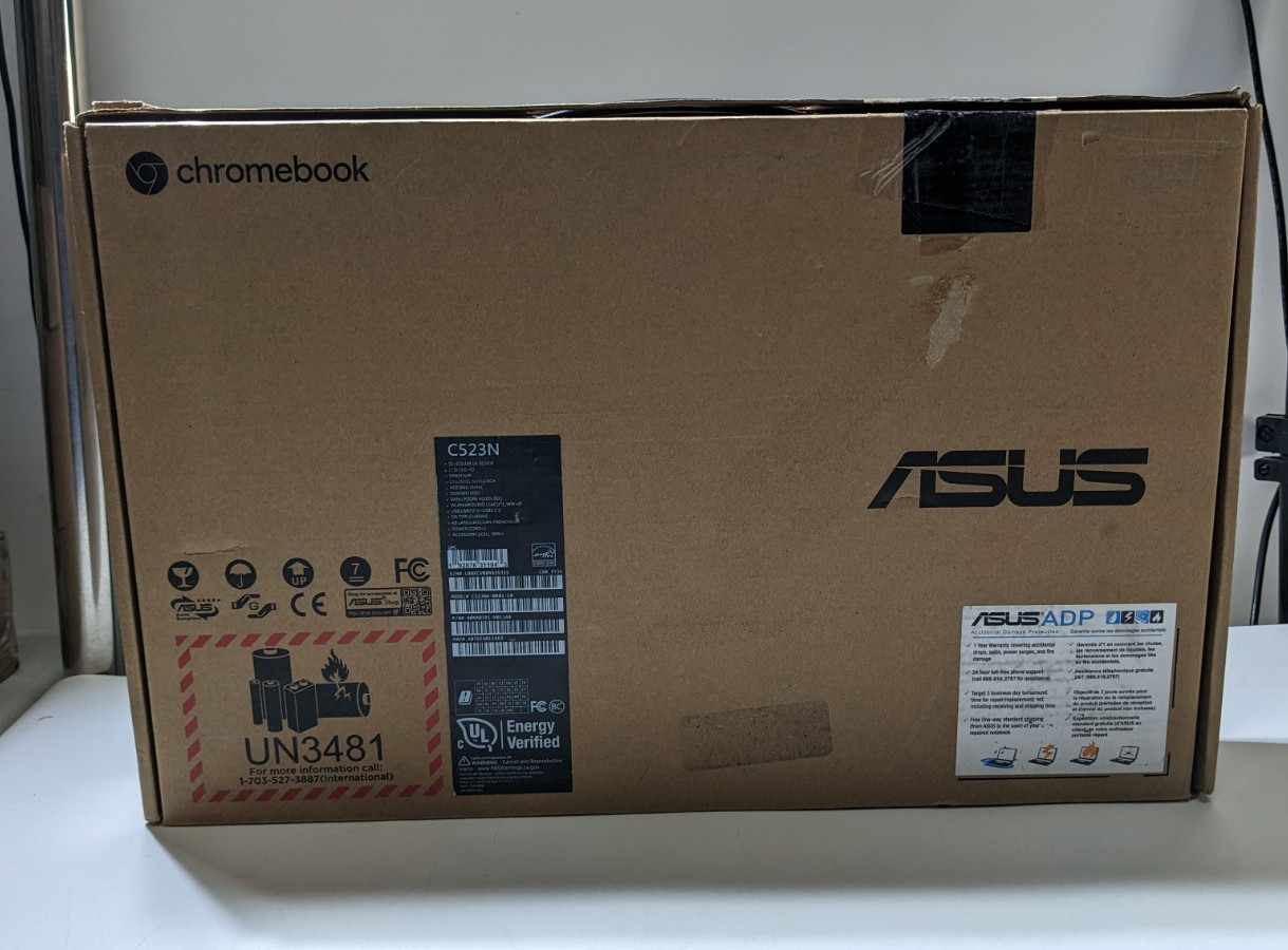 Asus Chromebook (C523NA) 15.6inch HD NanoEdge Display *BROWNBOX