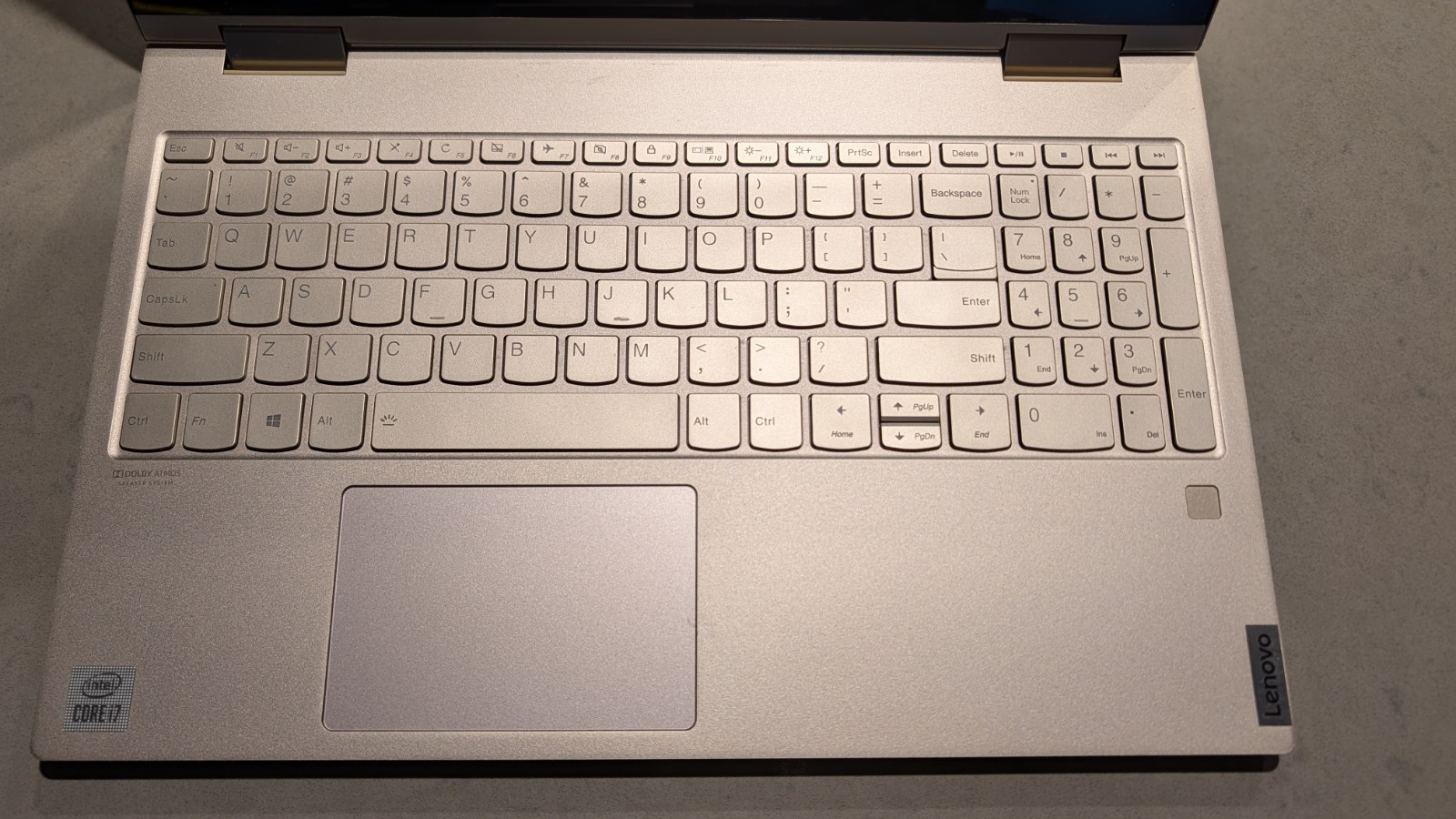 Lenovo Yoga Convertible 2-in-1 Laptop Intel Core i7 Silver Dolby Atmos