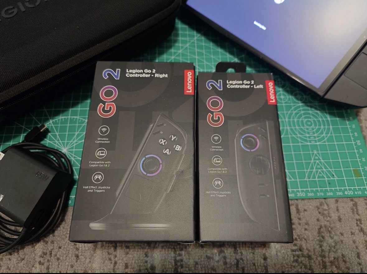 Legion Go Z1 Extreme 512GB, Upgraded Battery, GO 2 Controllers, OEM Case