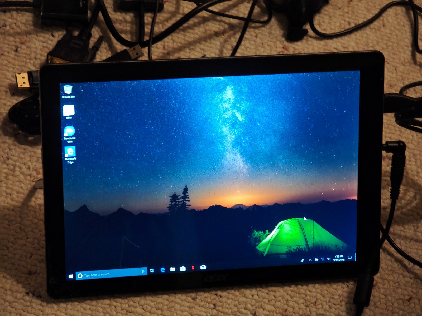 Acer Switch Alpha 12 N16P3; 128GB SSD, 8GB RAM, Intel i5-6200u – SCREEN NOT WORK